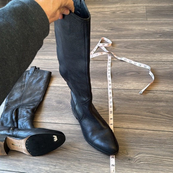 Louise et Cie Zada Black Leather Tall Knee
High Riding Boots Women's Size 7.5 - Picture 8 of 16